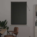 vidaXL Zsalugáter Redőnyök Fekete 175 x 85 cm Alumínium