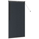 vidaXL Zsalugáter Redőnyök Fekete 175 x 85 cm Alumínium