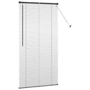 vidaXL Zsalugáter Redőnyök Fekete 175 x 85 cm Alumínium