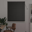vidaXL Zsalugáter Redőnyök Fekete 175 x 115 cm Alumínium
