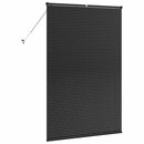 vidaXL Zsalugáter Redőnyök Fekete 175 x 115 cm Alumínium