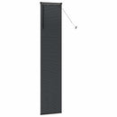 vidaXL Zsaluzia Fekete 220 x 40 cm 25 mm Alumínium