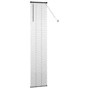 vidaXL Zsaluzia Fekete 220 x 40 cm 25 mm Alumínium