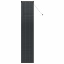 vidaXL Zsaluzia Fekete 220 x 40 cm 25 mm Alumínium
