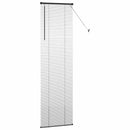 vidaXL Zsalugáter Redőnyök Fekete 220 x 55 cm Alumínium