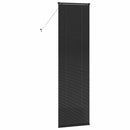 vidaXL Zsalugáter Redőnyök Fekete 220 x 55 cm Alumínium
