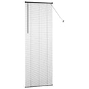 vidaXL Zsalugáter Redőnyök Fekete 220 x 80 cm Alumínium