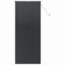 vidaXL Zsalugáter Redőnyök Fekete 220 x 85 cm Alumínium