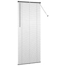 vidaXL Zsalugáter Redőnyök Fekete 220 x 95 cm Alumínium