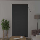 vidaXL Zsalugáter Redőnyök Fekete 220 x 100 cm Alumínium