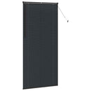 vidaXL Zsalugáter Redőnyök Fekete 220 x 100 cm Alumínium