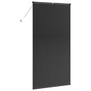 vidaXL Zsaluzia Fekete 220 x 120 cm 25 mm Alumínium