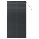 vidaXL Zsaluzia Fekete 220 x 120 cm 25 mm Alumínium