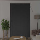 vidaXL Zsalugáter Redőnyök Fekete 220 x 135 cm Alumínium