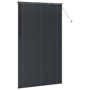vidaXL Zsalugáter Redőnyök Fekete 220 x 135 cm Alumínium