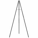 vidaXL Tűzrakó állvány Fekete 92 x 92 x 191,5 cm Acél