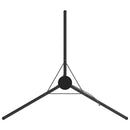 vidaXL Tűzrakó állvány Fekete 92 x 92 x 191,5 cm Acél