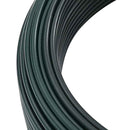 vidaXL Kerítéskötöző drót Zöld 33 m PVC