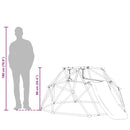 vidaXL Mászó Kupola Kék Acél