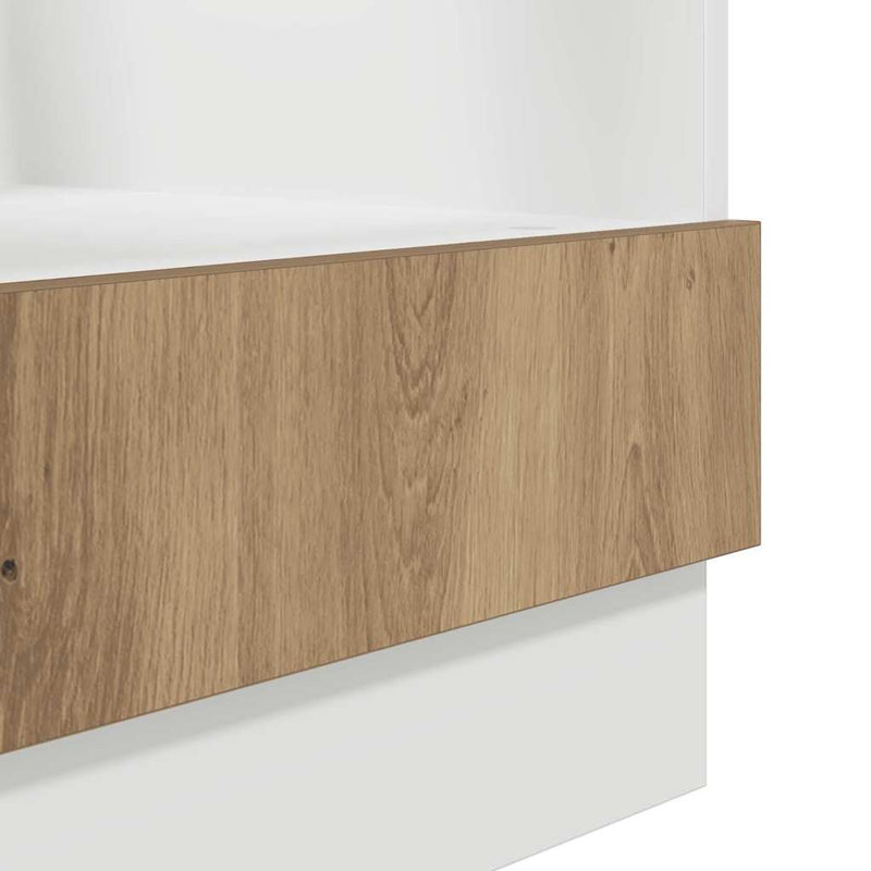 vidaXL Szekrény sütőhöz kézműves tölgy 60 x 46 x 81.5 cm Faanyag