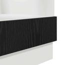 vidaXL Szekrény sütőhöz Riga Musta tammi 60 x 46 x 81,5 cm Faanyag