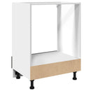 vidaXL Szekrény sütőhöz Riga Musta tammi 60 x 46 x 81,5 cm Faanyag