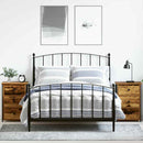 vidaXL Éjjeliszekrény fiókkal Barna Szilárd Újrahasznosított Fa