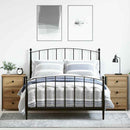 vidaXL Éjjeliszekrény fiókkal Barna Szilárd Újrahasznosított Fa