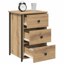 vidaXL Éjjeliszekrény fiókkal 2 pcs Barna 40 x 36 x 60 cm