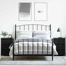 vidaXL Éjjeliszekrény fiókkal Fekete Szilárd Újrahasznosított Fa