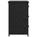 vidaXL Éjjeliszekrény fiókkal 2 pcs Fekete tölgy 40 x 36 x 60 cm