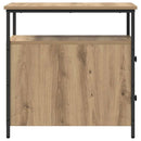 vidaXL Éjjeliszekrény fiókkal kézműves tölgy 30 x 60 x 60 cm Faanyag