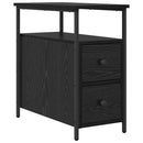 vidaXL Éjjeliszekrény 2 pcs Musta tammi 30 x 60 x 60 cm Faanyag
