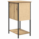 vidaXL Éjjeliszekrény 2 pcs kézműves tölgy 32 x 42 x 70 cm Faanyag