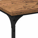 vidaXL Konzolasztal Öreg fa 200 x 29 x 75 cm Mérnöki fa és fém