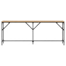 vidaXL Konzolasztal kézműves tölgy 200 x 29 x 75 cm