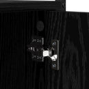 vidaXL Mosógépszekrény Musta tammi 68 x 48,5 x 194 cm