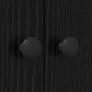 vidaXL Mosógépszekrény Musta tammi 68 x 48,5 x 194 cm