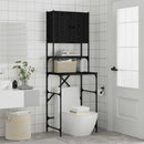 vidaXL Mosógépszekrény Musta tammi 68 x 48,5 x 194 cm