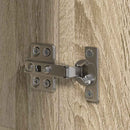 vidaXL Konyhaszekrény fiókkal polcokkal Bézs 35 x 50 x 180 cm Faanyag