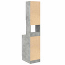 vidaXL Konyhaszekrény fiókkal ajtóval Szürke 35 x 50 x 180 cm Faanyag