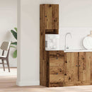 vidaXL Konyhaszekrény fiókkal polcokkal tárolóval Régi fa Faanyag