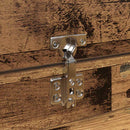 vidaXL Cipőszekrény fiókkal Öreg fa 100,5 x 28 x 100 cm Faanyag