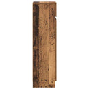 vidaXL Cipőszekrény fiókkal Öreg fa 100,5 x 28 x 100 cm Faanyag