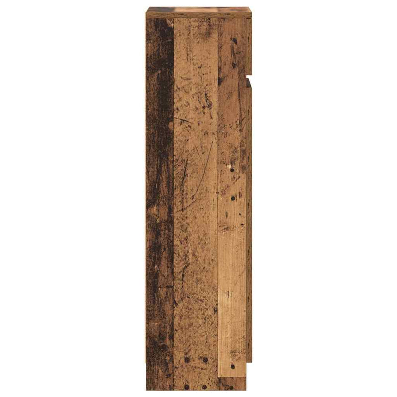 vidaXL Cipősszekrény fiókkal Régi fa 100.5 x 28 x 100 cm Faanyag