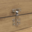 vidaXL Cipőszekrény fiókkal Artisan tölgy 100,5 x 28 x 100 cm Faanyag