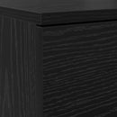 vidaXL Cipőszekrény fiókkal Fekete tölgy 100,5 x 28 x 100 cm Faanyag