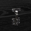 vidaXL Cipőszekrény fiókkal Fekete tölgy 100,5 x 28 x 100 cm Faanyag