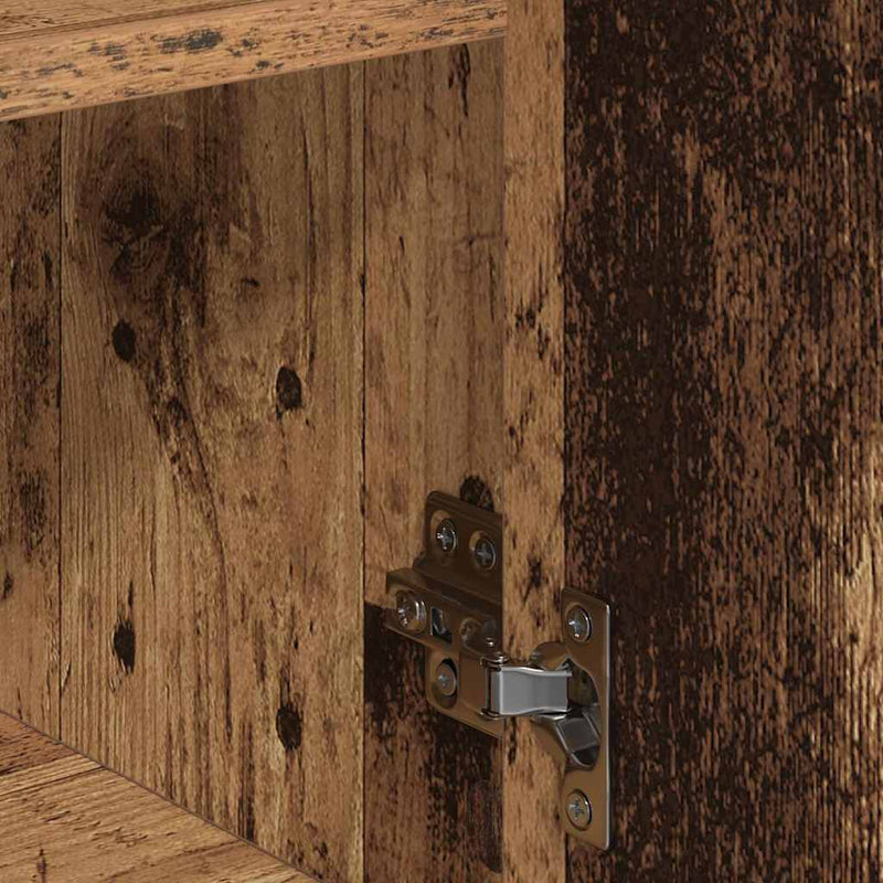 vidaXL Széf fiókkal Öreg fa 60 x 31 x 70 cm Faanyag