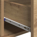 vidaXL Széf fiókkal kézműves tölgy 60 x 31 x 70 cm Faanyag